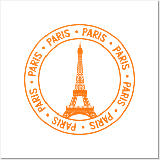 Paris Passport Stamp Posters and Art